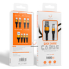 Juhuaxin Wholesale Multi Charger Fast Charging USB Cable with Lightning Type-C Micro Connectors 2M for Mobile Phones 