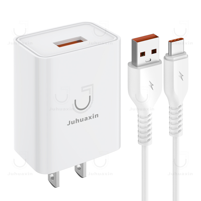 Juhuaxin Ju-A06 Cargadores PARA Celulares 18w 2.1A Quick Charger Power Adapter EU Us Plug Fast Charging Mobile Phone for iPhone