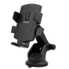 Juhuaxin ABS Black Bike & Motorcycle Handlebar Phone Holder - 360°Adjustable, Four - Claw Fixation, 5 - 7.2 Inches Compatible