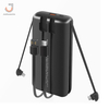 Magnetic Wireless 5000mAh Portable Mini Travel Emergency Power Bank JU-PB10 Charger with Built-in Charging Cable