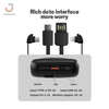 Magnetic Wireless 5000mAh Portable Mini Travel Emergency Power Bank JU-PB10 Charger with Built-in Charging Cable