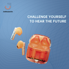 JUHUAXIN Hot Selling Transparent Shell Bluetooth Headset FLYBOX II Long Battery Life Bluetooth 5.3 Earbuds