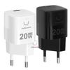 Juhuaxin Ju-Pr05 High Quality USA Plug QC 20W Fast Charge Smart Phone Battery Adapter Charger Type-C Wall Charger