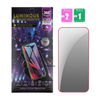 Juhuaxin Luminous Silicone Tempered Glass Privacy Fingerprint Unlock Tempered Glass Film Screen Protector