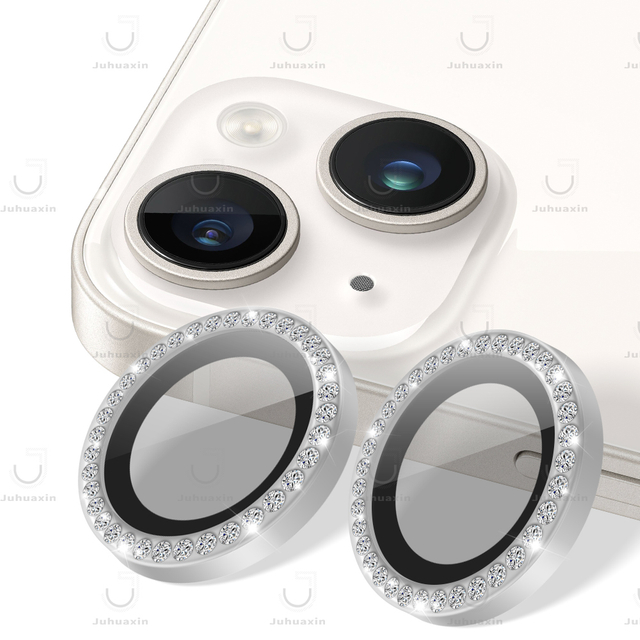  diamante Camera Lens Protection Film – Película de Vidrio Resistente para Lente con Corte Preciso