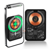Juhuaxin JU-PB15 5000mAh Wired And Wireless 2 in 1 Magnetic Portable Power Bank with Cable TYPE-C