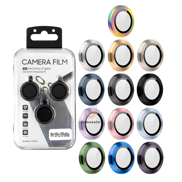 Hot Selling HD Metal Aluminum Mobile Phones Camera Protector Camera Lens Protector For Iphone 15 14 13 12 11 Pro Max
