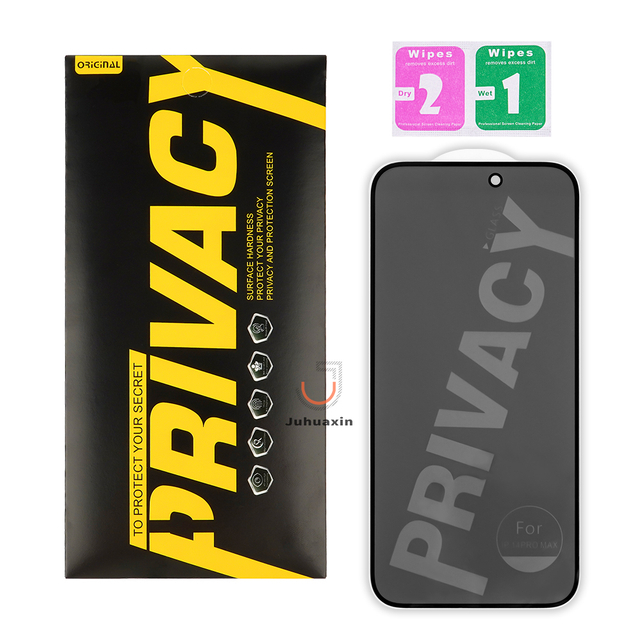 Juhuaxin HD Cell Phone Smart Film Mobile Tempered Glass Mobile Privacy Screen Protector