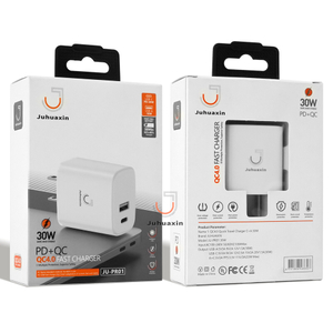 JUHUAXIN PR01 Hot Sale 30W QC4.0 Quick Charger Power Adapter for Mobile Phone