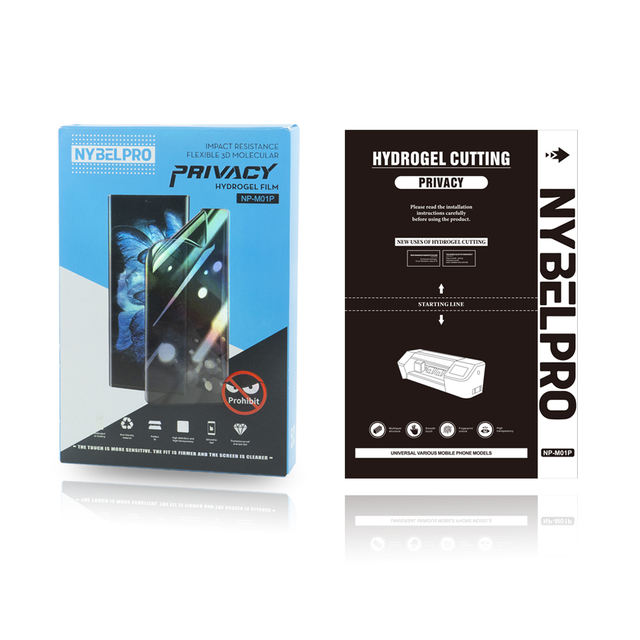 NYbelpro NP-M01P Privacy OEM Imported Materia Hydrogel Film TPU Back Film for Mobile Screen Protector Cutting Machine