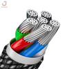 JUHUAXIN High Quality 3.1A Fast Charging Data Cable JU-UX36 TPE Braided Rope Durable Charging Cable