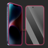 Juhuaxin Luminous Silicone Tempered Glass Privacy Fingerprint Unlock Tempered Glass Film Screen Protector