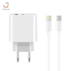 Juhuaxin PR02 Cargadores PARA Celulares 35w QC3.0 Quick Charger Power Adapter Fast Charging Mobile Phone for iPhone