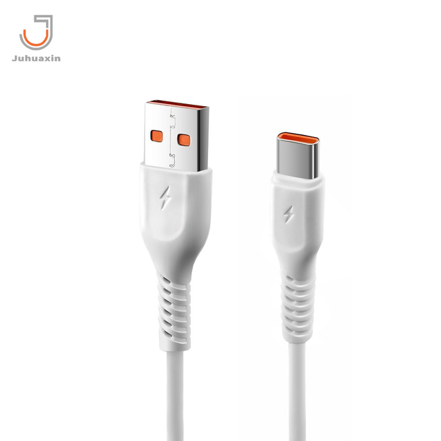 Juhuaxin USB Data Cable Type C Cable Fast Charging OEM Mobile Phone Charger TPE Micro Lighting 2.4A Charging Cable